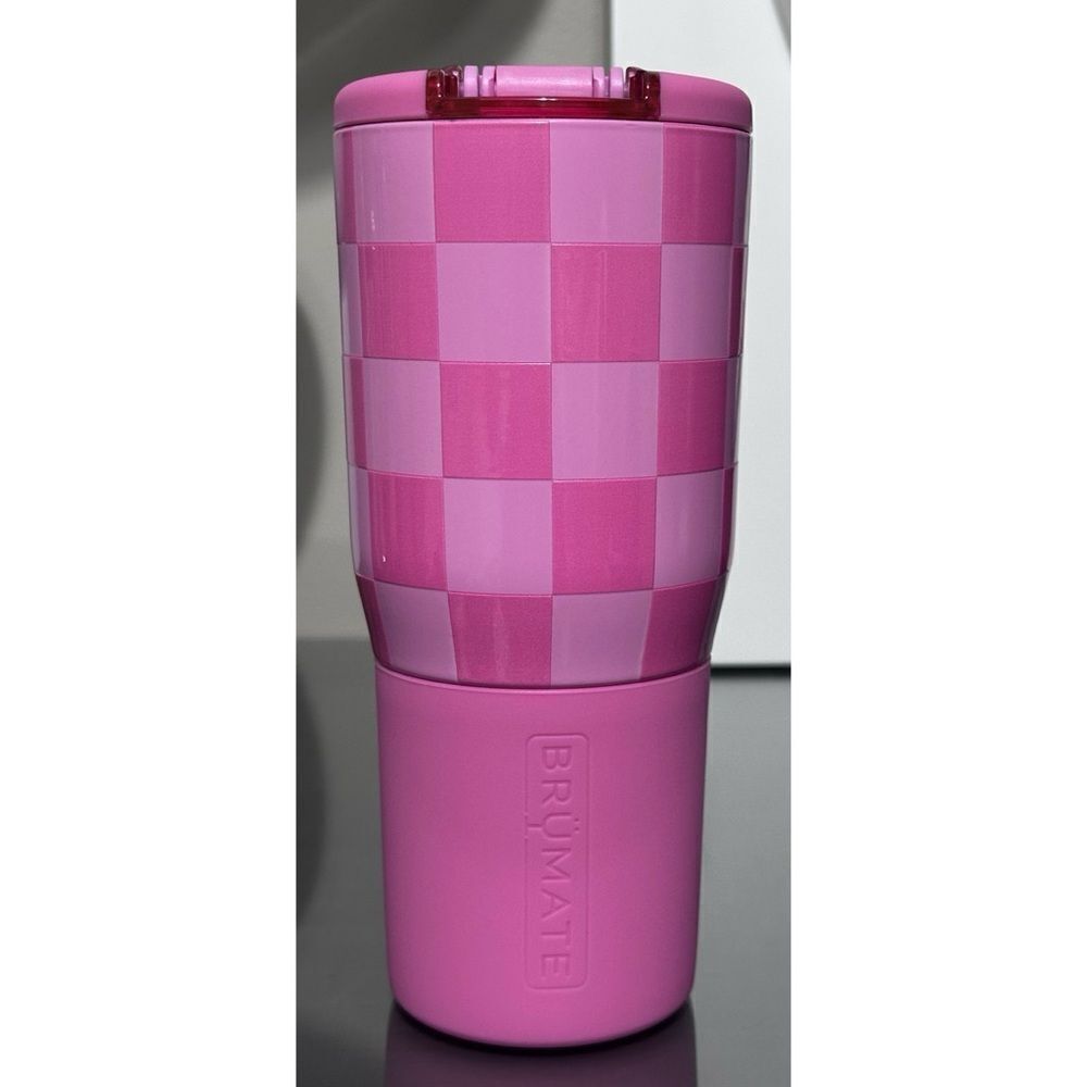 BruMate‎ NAV 25oz Tumbler, PINK CHECKER - Picture 3 of 5